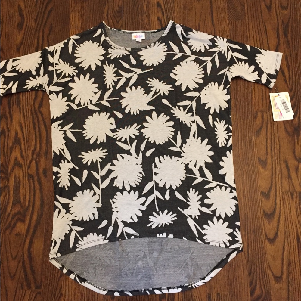 Lularoe Irma Floral Jacquard NWT!